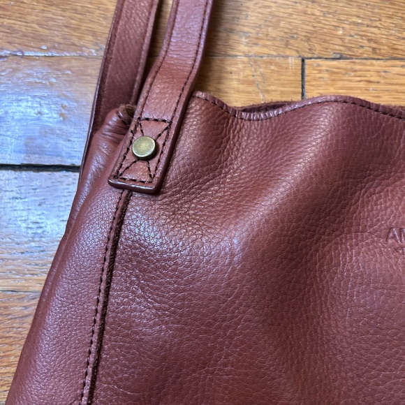 American Leather Women's Rich Brown Hobo Bag - Picture 6 of 8